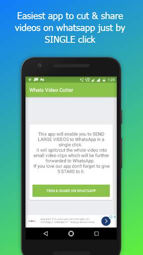 WhatsCut - Best Video Cut & Share App for WhatsApp screenshot 1