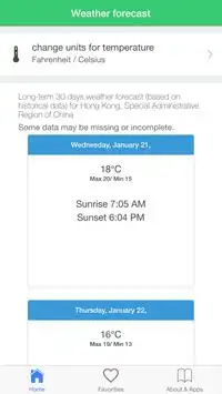 Hong Kong weather guide 4 تصوير الشاشة