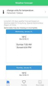 Pronóstico tiempo en Hong Kong screenshot 4