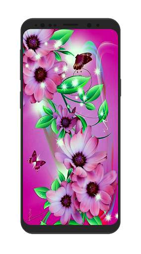 Glowing Flowers  Wallpaper 2020 screenshot 9