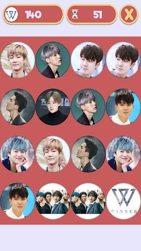 WINNER (KPOP) MATCHING GAME screenshot 2