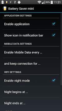 Battery Saver mini स्क्रीनशॉट 1
