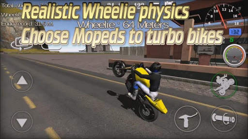 Wheelie King 3D - Realistic free  motorbike racing screenshot 1