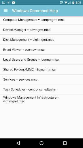 Windows Command Help screenshot 2