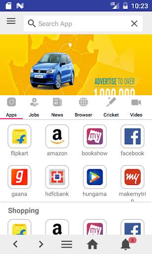 Micro Browser - all apps in one app screenshot 1