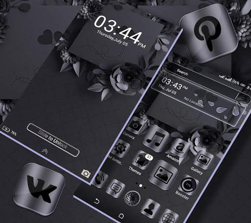 Night Mode Launcher Theme screenshot 6