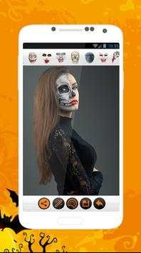 Scary Halloween Face Makeup Photo Editor screenshot 2