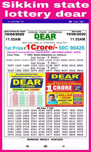 Sikkim State Lottery Result -Sikkim Lottery Sambad screenshot 4