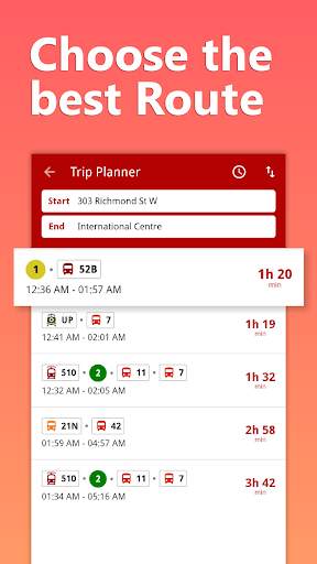 My TTC - Toronto Transit Bus, Subway Tracker screenshot 3