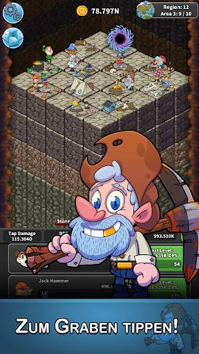 Tap Tap Dig: Idle Clicker Game screenshot 2