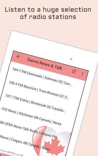 Canada Radio Music & News screenshot 6