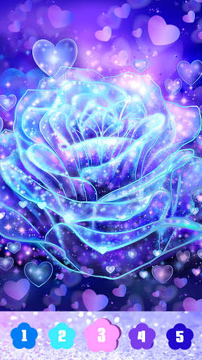 Flower coloring games-Color by number offline screenshot 5