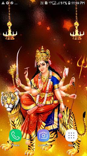 Durga Mata Live Wallpapers screenshot 1