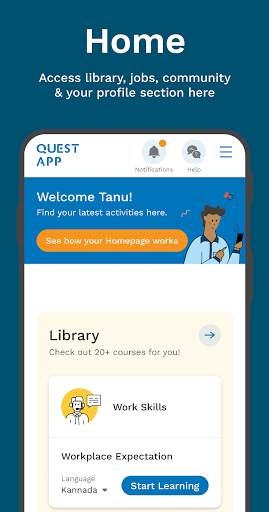 Quest App 1 تصوير الشاشة