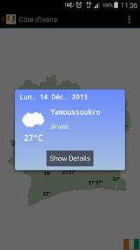 Côte d'Ivoire Météo screenshot 8