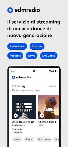 Edmradio - Dance Music Stream screenshot 1