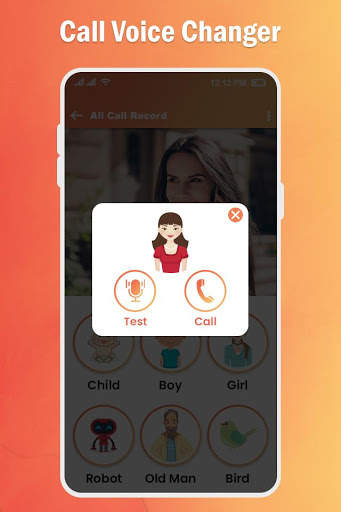 Call Voice Changer : Girl Voice Changer screenshot 3