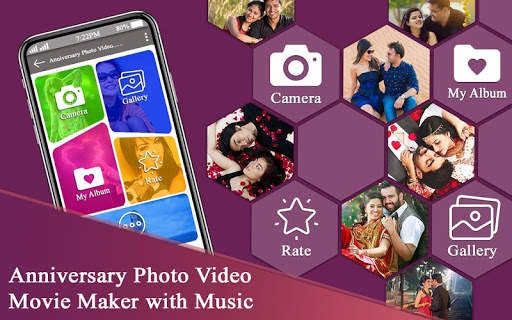 Anniversary Photo Video Movie Maker with Music screenshot 8