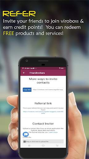 ViroBoss22 : Refer, Earn, Shop, Social screenshot 1