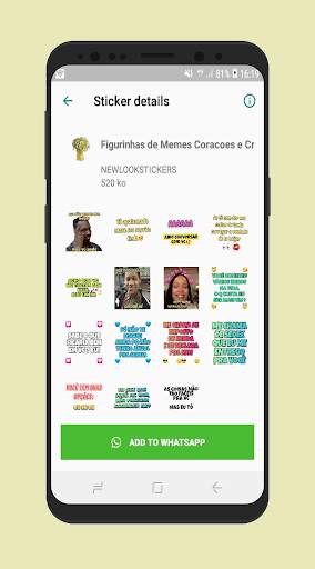 Figurinhas de Memes Corações e Crush WAStickerApps screenshot 5