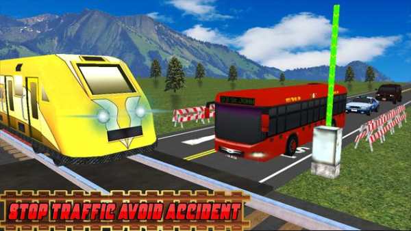 RailRoad Train Crossing Game : Bus Vs Train screenshot 5