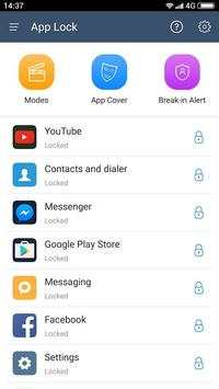 APPLock ऐप लॉक - सुरक्षित रूप से फोटो लॉक करें स्क्रीनशॉट 1
