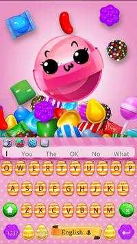 Color Candy Crush Saga Keyboard Theme screenshot 4