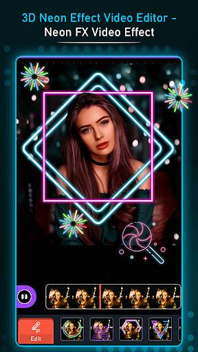 3D Neon Effect Video Editor : Neon FX Video Effect screenshot 6