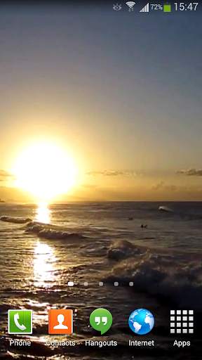Ocean Waves Sunset Live HD 3 screenshot 2
