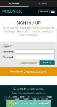 Poloniex - Bittrex screenshot 1