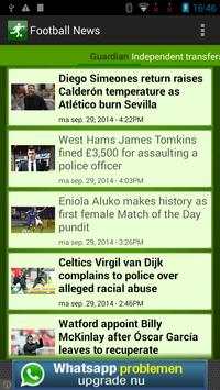 Football News screenshot 1