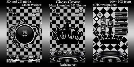 Chess Crown 3D Next Launcher theme screenshot 2