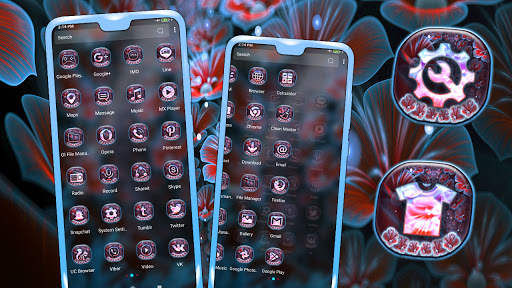 Fractal Flower Launcher Theme screenshot 2