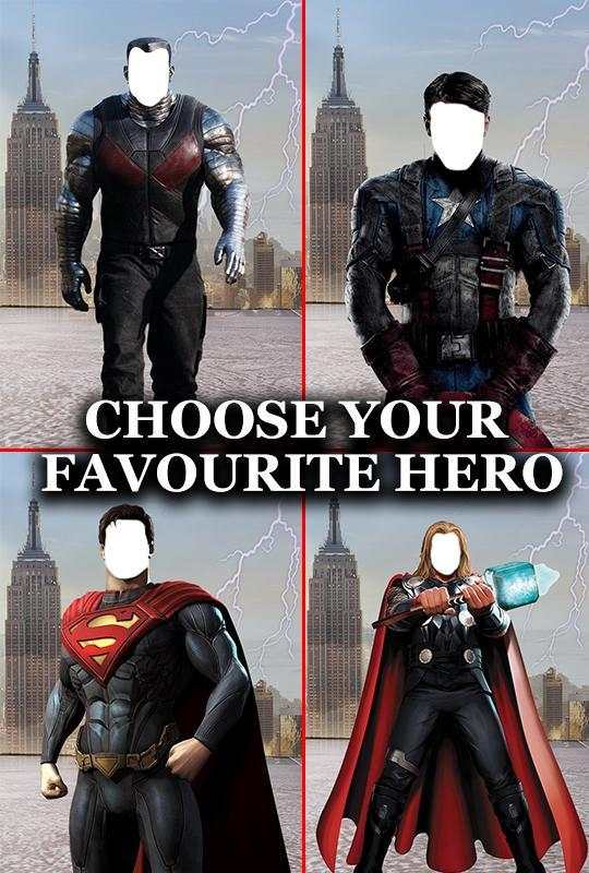 Super Hero Suit Photo Eidter screenshot 5