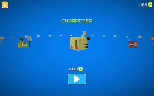 Endless Running Man - Blocky Road Pixel City screenshot 7