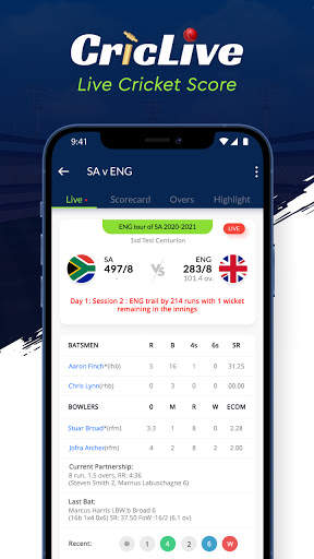 Cric Live Score - Live Cricket Score & Update screenshot 3