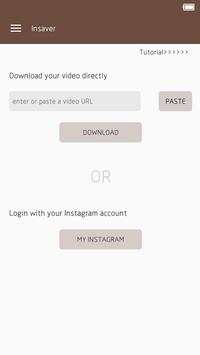 Insaver -save Instagram video screenshot 1