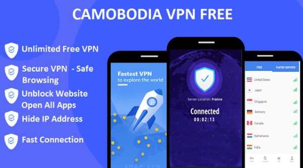 Cambodia VPN  Free - Free VPN Servers screenshot 1