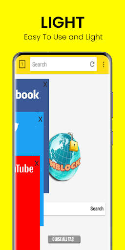 Unblock Websites Browser Mini screenshot 3