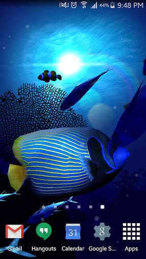 Ocean Blue 3D Live Wallpaper screenshot 4