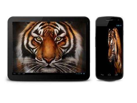 3D tiger wallpaper screenshot 3