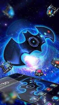3D bat hero fidget spinner theme screenshot 2