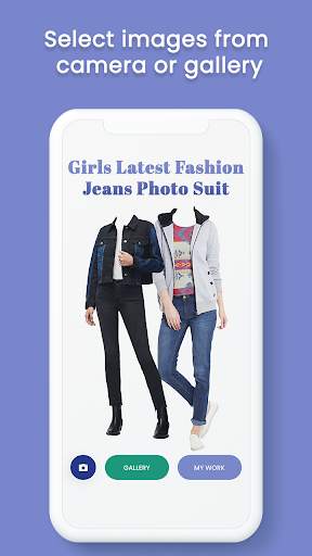 Girls Latest Fashion Jeans Photo Suit screenshot 1