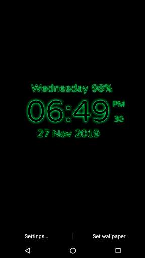 Digital Clock 2 تصوير الشاشة