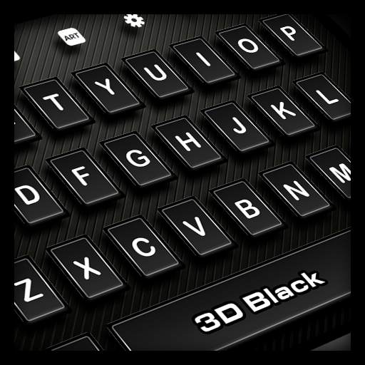 3D Black Keyboard Theme 1.1