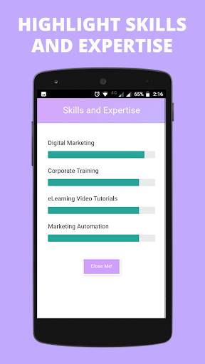 Digital Business Card Maker App by Make My vCard screenshot 4