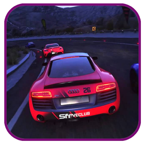 Poli Turbo Racing Car 3D أيقونة