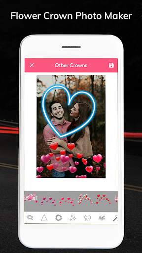 Light Crown Photo Editor - Crown Heart Pic Editor screenshot 7