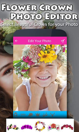 Flower Crown Photo Editor screenshot 4