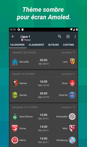 Liga - Résultats de Football screenshot 5